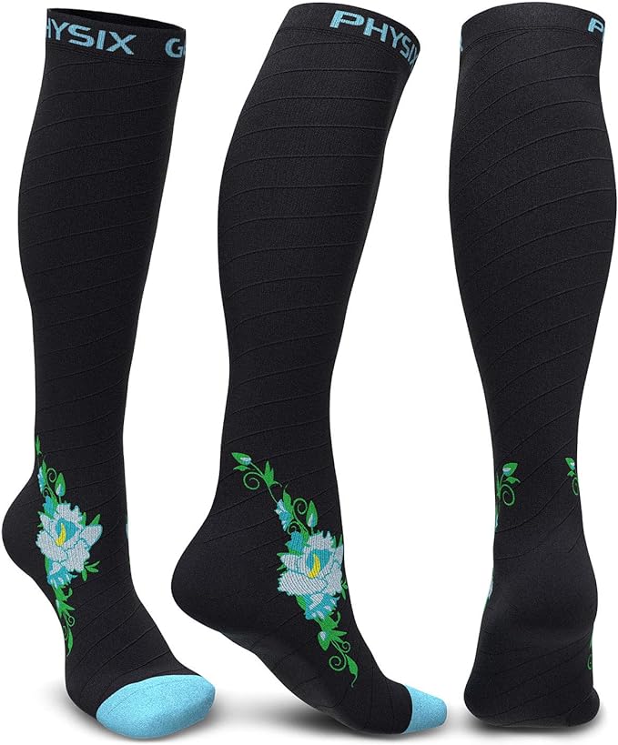 Compression Socks by Physix Gear – Support for Long&nbsp;Shifts